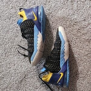 Nike KidsLeBron 18 "Minneapolis Lakers" sneakers